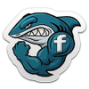 Shark Shiver FaceBook Badge